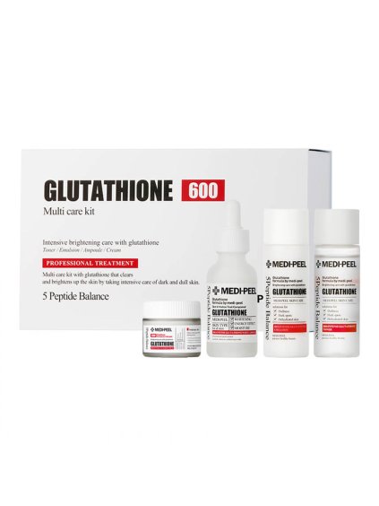1602 medi peel glutathione multi care kit sada s rozjasnujucim efektom 30ml 30ml 30ml 50g