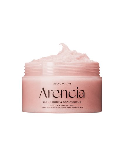 arencia fresh cloud scrub levandule hruška jemný tělový peeling 260g hlavní