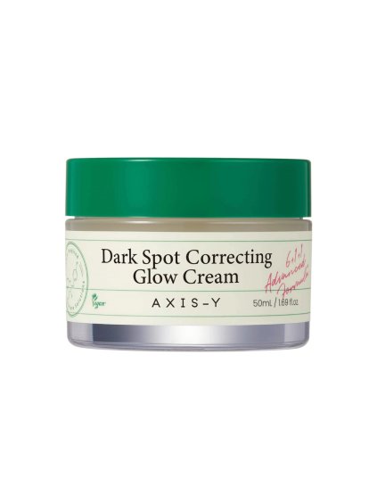 AXIS-Y - Dark Spot Correcting Glow Cream - Rozjasňující krém proti pigmentovým skvrnám s niacinamidem a arbutinem 50ml