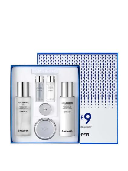 1203 medi peel peptide 9 premium skin care set premiovy set s peptidmi 250ml 250ml 50ml 30ml 30ml 10ml