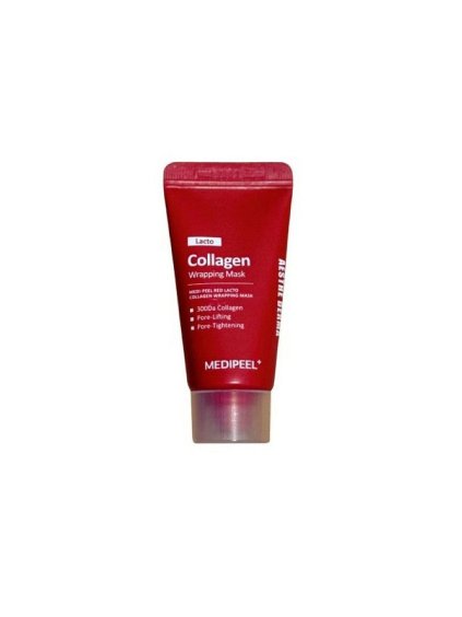 1989 medi peel red lacto collagen wrapping mask mini spevnujuca zlupovacia maska s kolagenom 15ml