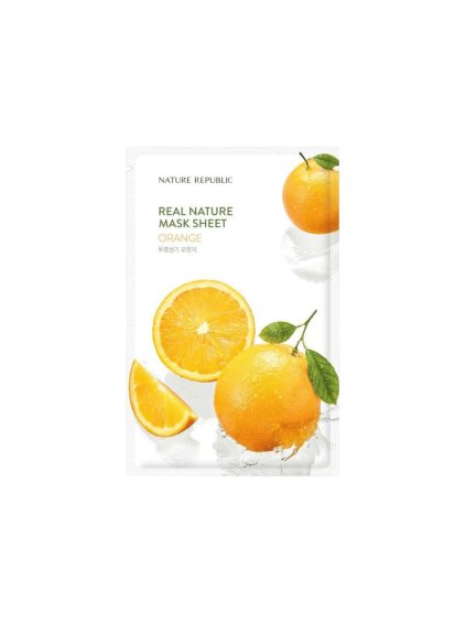 nature republic real nature orange mask sheet 23ml
