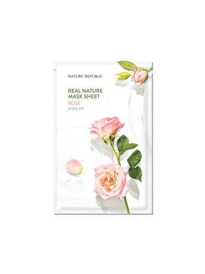 nature republic real nature mask sheet rose 23ml