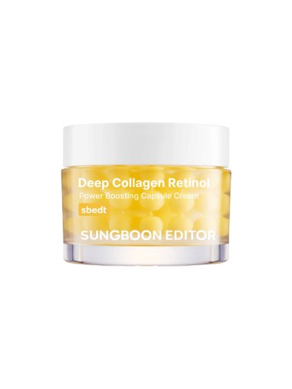 sungboon editor deep collagen retinol power boosting capsule cream 50ml