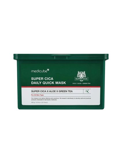 medicube super cica daily quick mask 30 ks výrobek