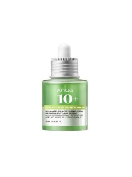 ANUA - Kyselina azelaová 10 Hyaluronové sérum na zklidnění zarudnutí - Zklidňující sérum s kyselinou azelaovou 30ml
