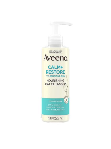 603 aveeno calm restore nourishing oat cleanser hydratacny ovseny cistiaci produkt 200ml