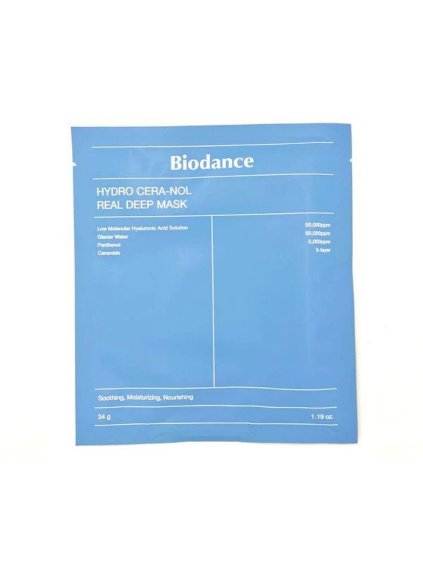 2385 biodance hydro cera nol real deep mask hlbkovo hydratacna hydrogelova maska 34g