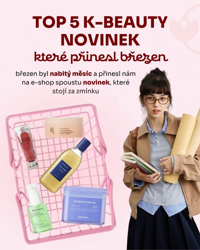 🆕 Tyto k-beauty novinky, které nám přibyly během února, opravdu stojí za zmínku ✨ Klikni na 🔗 odkaz v BIO a objev je...