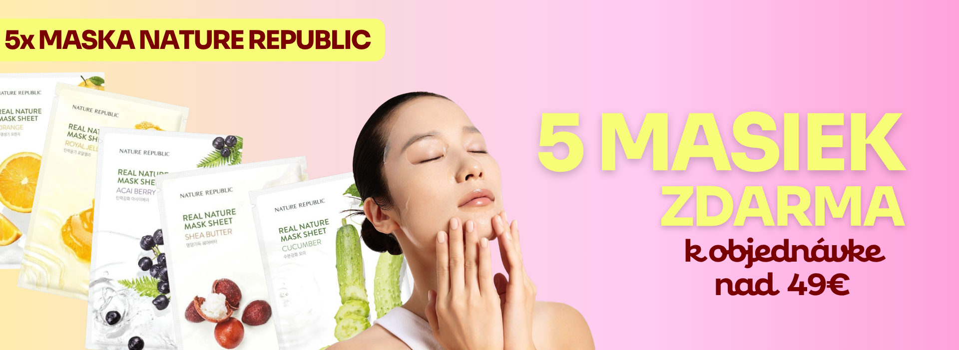 Nature Republic DARČEK - 5 masiek Desktop