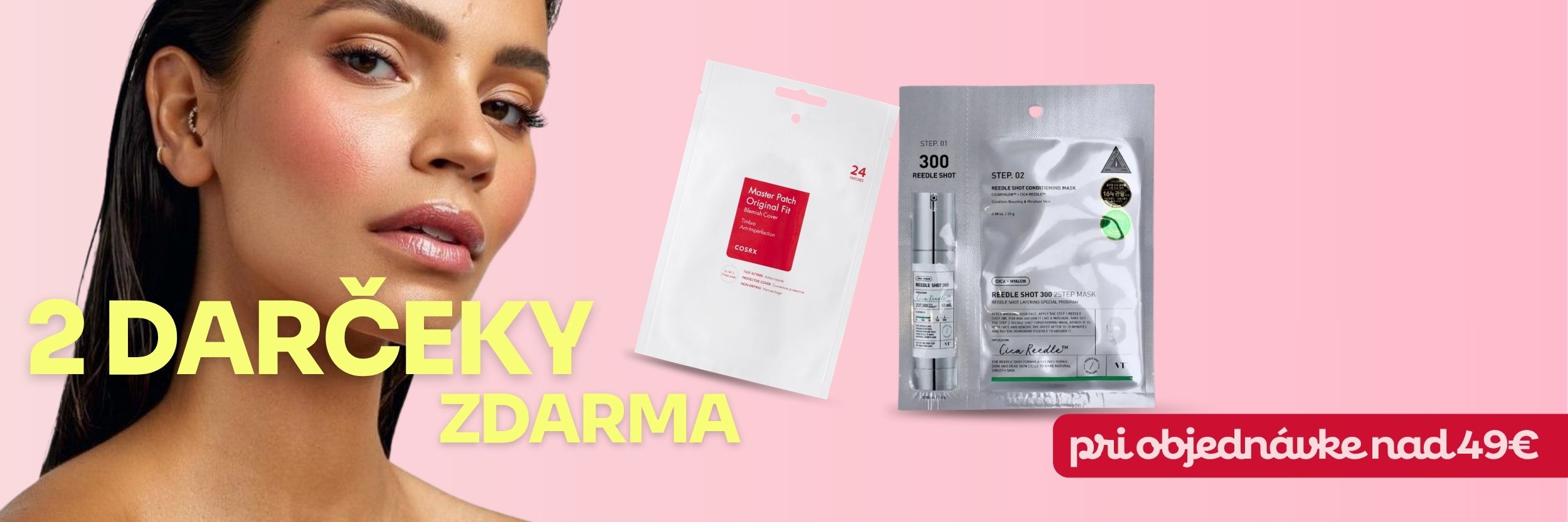 Darček - Cosrx Patche + VT 300 2 Step Mask