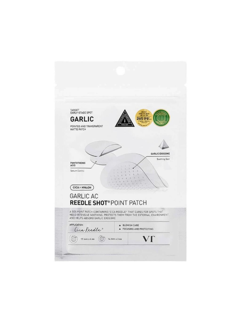 vt cosmetics garlic ac reedle shot spot patch 48 ea produkt