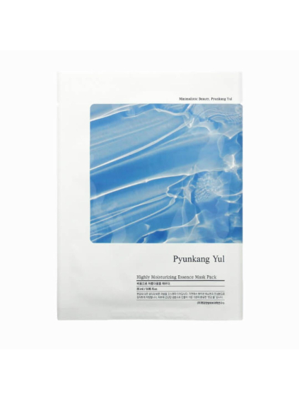 PYUNKANG YUL - Highly Moisturizing Essence Mask - Hĺbkovo hydratačná plátienková maska s 5 typmi kyseliny hyalurónovej 25ml