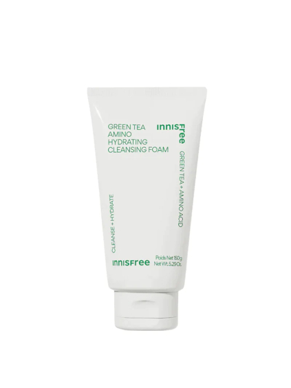 Innisfree - Green Tea Amino Hydrating Cleansing Foam  - Hydratačná čistiaca pena 150g