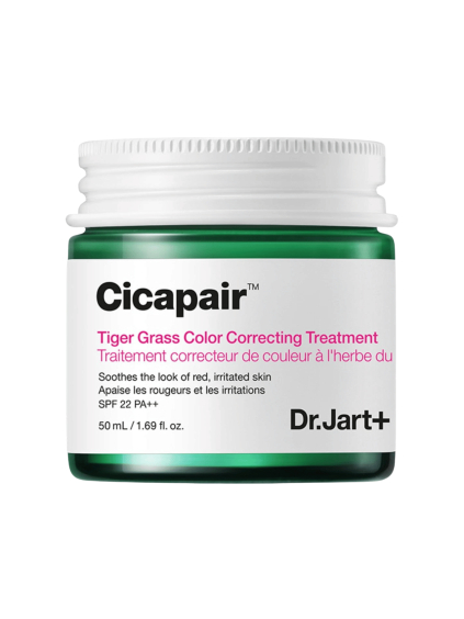 Dr. Jart+ - Cicapair Tiger Grass Color Correcting Treatment SPF22 PA++ - Korekčný krém na tvár - 50 ml