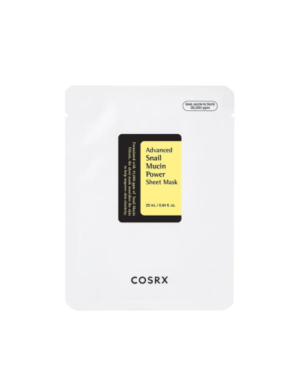 COSRX - Advanced Snail Mucin Power Sheet Mask - Maska so slimáčim extraktom