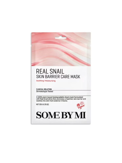 SOME BY MI - Real Snail Skin Barrier Care Mask  - Maska so slimačím extraktom 20g