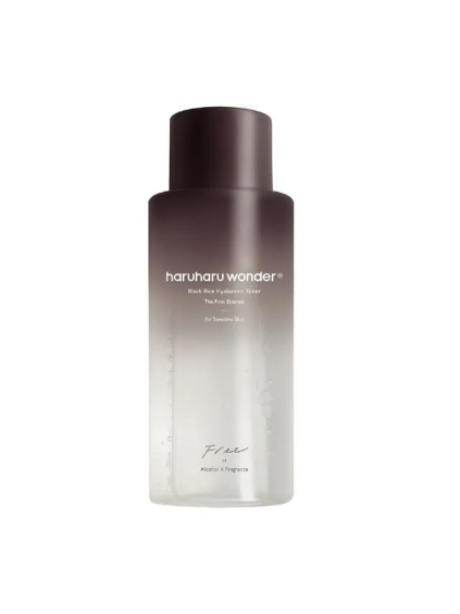 HARUHARU WONDER - Black Rice Hyaluronic Toner Fragrance Free - Toner z čiernej ryže s kyselinou hyalurónovou (Neparfumovaný a bez alkoholu) 300ml