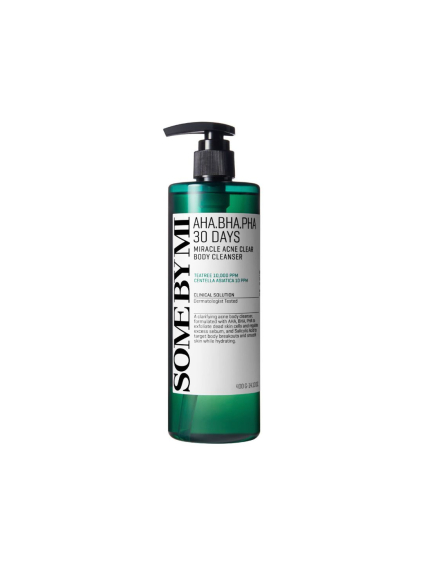 Some By Mi - AHA, BHA, PHA 30 Days Miracle Acne Clear Body Cleanser - Telový sprchový gél proti akné 400g