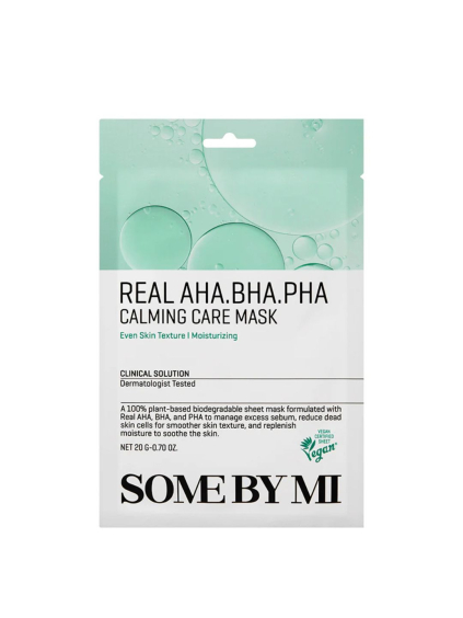 SOME BY MI - Real AHA BHA PHA Calming Care Mask - Upokojujúca maska s kyselinami 20g