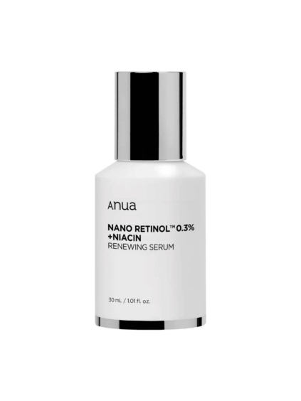 ANUA - Nano Retinol 0.3% + Niacin Renewing Serum - Rozjasňujúce sérum s retinolom a niacínamidom 30ml (EXPIRÁCIA MÁJ 2025)