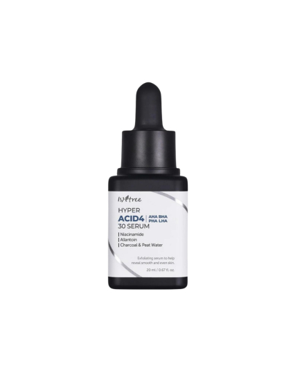 ISNTREE - Hyper Acid4 AHA BHA PHA LHA 30 Serum - Sérum s AHA BHA PHA LHA kyselinami 20ml