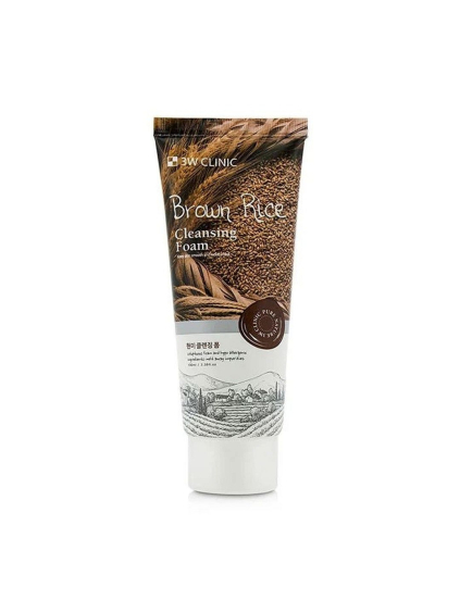 3W CLINIC - Brown Rice Foam Cleansing - Čistiaca pena z hnedej ryže 100ml detail