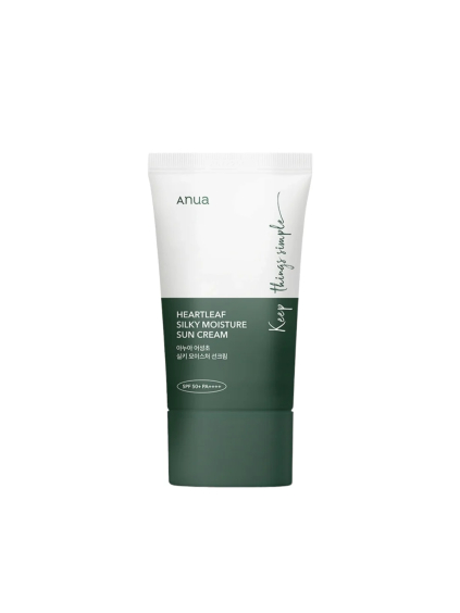 ANUA - Heartleaf Silky Moisture Sunscreen - Hydratačný upokojujúci SPF s heartleaf 50ml