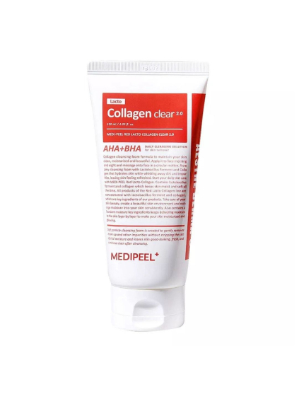 MEDI-PEEL - Red Lacto Collagen Clear 2.0 - Čistiaca pena s kolagénom a probiotikami 120ml
