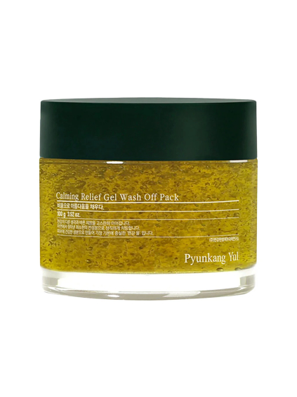 PYUNKANG YUL - Calming Relief Gel Wash Off Pack - Upokojujúca gélová maska s houttuyniou, centellou a PHA 100g