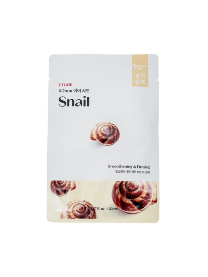 ETUDE HOUSE - 0.2 Therapy Air Mask SNAIL - Omladzujúca plátená maska s mucínom 20ml