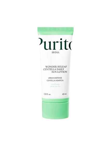 PURITO SEOUL - Wonder Releaf Centella Daily Sun Lotion SPF50+ PA++++ - ľahký opaľovací krém pre citlivú pokožku 60ml