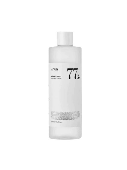 ANUA - Heartleaf 77% Soothing Toner JUMBO - Upokojujúci pleťový toner 500ml (EXPIRÁCIA 13.6.2026)