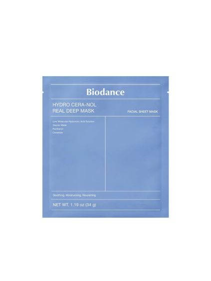 biodance hydro cera nol real deep mask 34 g maska