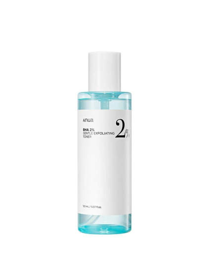 ANUA - BHA 2% Gentle Exfoliating Toner - Jemný exfoliačný toner s 2% BHA pre čisté póry 150ml