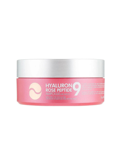 MEDI-PEEL - Hyaluron Rose Peptide 9 Ampoule Eye Patch - Náplasti pod oči s peptidmi a extraktom ruže 60ks