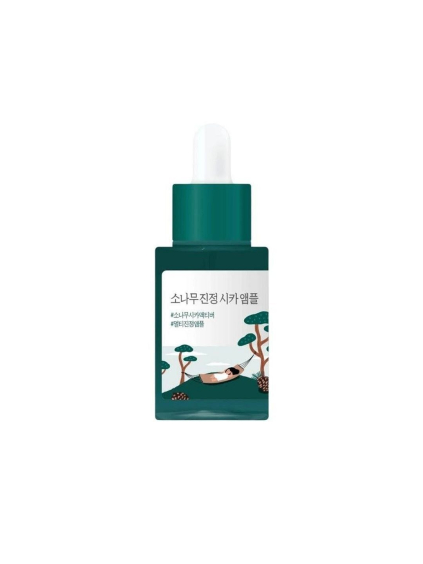 Round Lab - PINE CALMING CICA AMPOULE  - Upokojujúce sérum s borovicou a pupočníkom 30ml