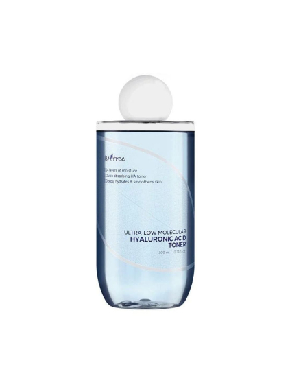 Isntree - Ultra-Low Molecular Hyaluronic Acid Toner  - Pleťový toner s nízkomolekulárnou kyselinou hyalurónovou a morskou vodou 300ml