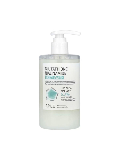 APLB - Glutathione Niacinamide Body Wash Gel - Rozjasňujúci sprchovací gél s niacínamidom a glutatiónom 300ml