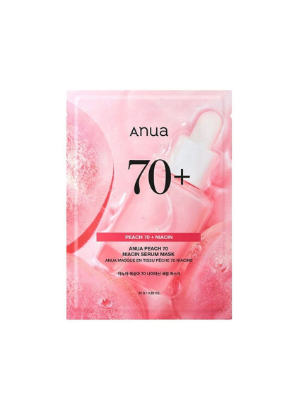 ANUA - Peach 70 Niacin Brightening Collagen Mask - Rozjasňujúca hydrogélová maska s kolagénom a niacínamidom 38g