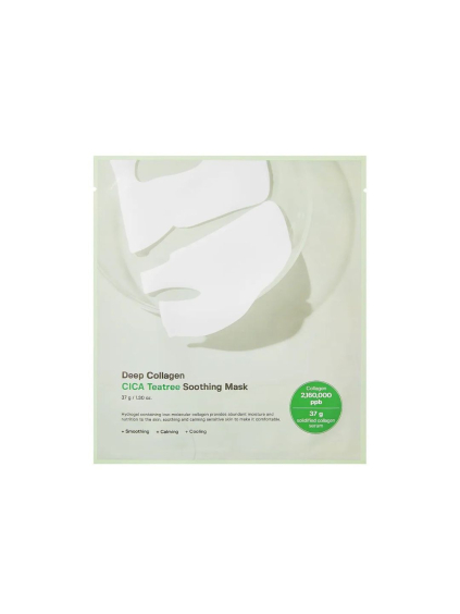 SUNGBOON EDITOR - Deep Collagen Cica Teatree Soothing Mask - Upokojujúca hydrogélová maska s kolagénom 37g