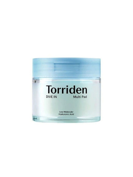 TORRIDEN - DIVE-IN Low Molecular Hyaluronic Acid Multi Pad - Tonizačné pleťové tampóny s kyselinou hyalurónovou 80ks