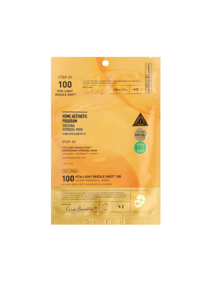 vt cosmetics vita light reedle shot 100 2 step hydrogel mask 34,5 g maska