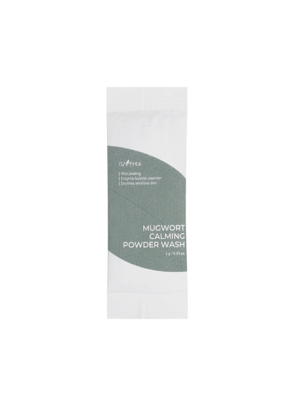 ISNTREE MUGWORT CALMING POWDER WASH