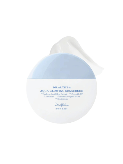 DR. ALTHEA - Aqua Glowing Sunscreen - Rozjasňujúci hydratačný SPF krém s bambusovou vodou a niacínamidom 45ml