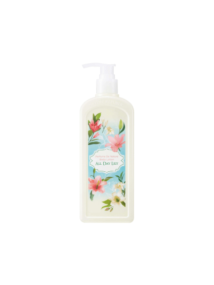 nature republic perfume de nature body lotion all day lily 345ml