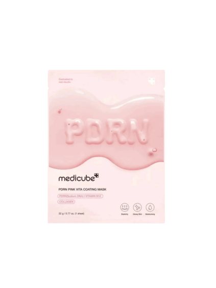 medicube pdrn pink vita coating mask 22g