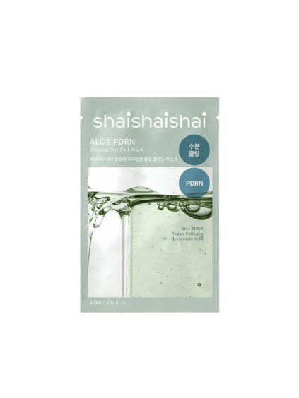 shaishaishai aloe pdrn cooling gel pad mask 21ml