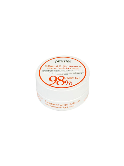 PETITFEE - Collagen & CoQ10 Hydrogel Eye Patch - Hydrogélové náplasti na očné okolie s Q10 - 60ks náplastí