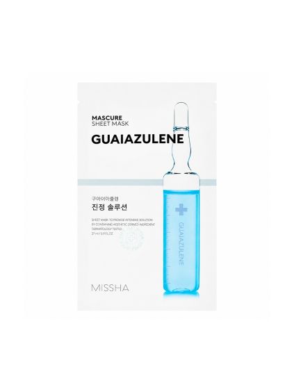 missha mascure calming solution sheet mask 28ml